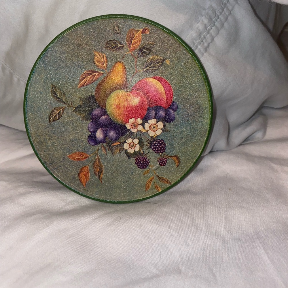 Fruit themed coaster